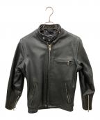 Schottショット）の古着「ライナー付カウレザーシングルライダースジャケット」｜ブラック
