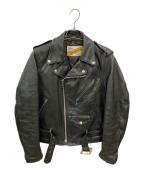 Schottショット）の古着「ダブルライダースジャケット」｜ブラック