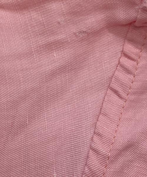 POLO RALPH LAUREN（ポロ・ラルフローレン）POLO RALPH LAUREN (ポロ・ラルフローレン) 開襟リネンシルクシャツ ピンク サイズ:Lの古着・服飾アイテム