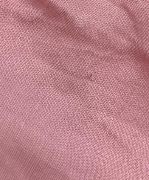 POLO RALPH LAUREN（ポロ・ラルフローレン）POLO RALPH LAUREN (ポロ・ラルフローレン) 開襟リネンシルクシャツ ピンク サイズ:Lの古着・服飾アイテム