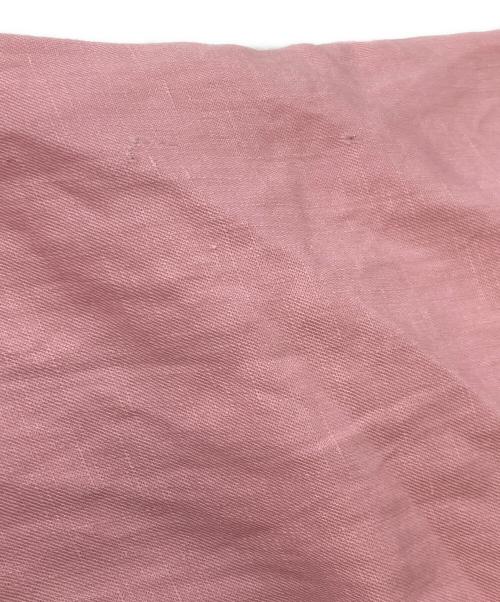 POLO RALPH LAUREN（ポロ・ラルフローレン）POLO RALPH LAUREN (ポロ・ラルフローレン) 開襟リネンシルクシャツ ピンク サイズ:Lの古着・服飾アイテム
