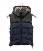 BLACK LABEL CRESTBRIDGEブラックレーベル クレストブリッジ）の古着「ダウンベスト」｜ネイビー