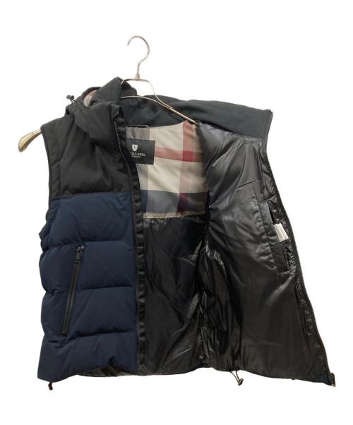 BLACK LABEL CRESTBRIDGE（ブラックレーベル クレストブリッジ）BLACK LABEL CRESTBRIDGE (ブラックレーベル クレストブリッジ) ダウンベスト ネイビー サイズ:LLの古着・服飾アイテム