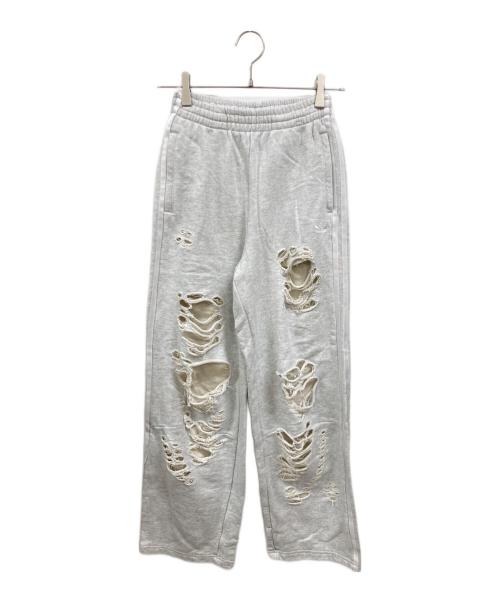 adidas Originals（アディダスオリジナル）adidas originals (アディダスオリジナル) W DAMAGE JOGGER グレー サイズ:XSの古着・服飾アイテム