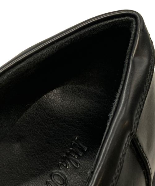 Mila Owen（ミラオーウェン）Mila Owen (ミラオーウェン) フリンジ付きローファー ブラック サイズ:24.5cmの古着・服飾アイテム