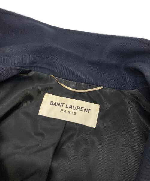 Saint Laurent Paris（サンローランパリ）Saint Laurent Paris (サンローランパリ) ダブルブレストジャケット ネイビー サイズ:46の古着・服飾アイテム