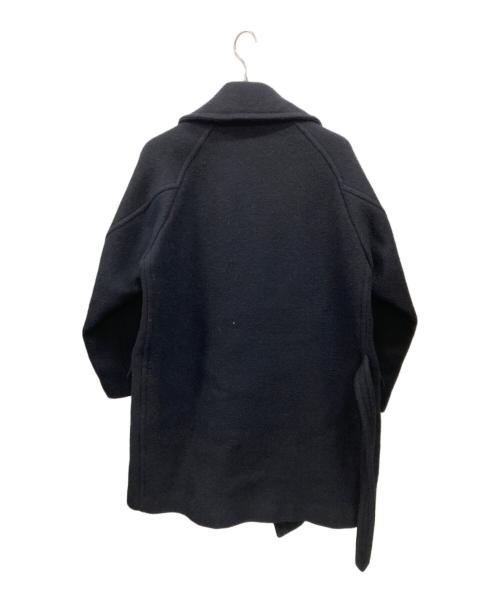 COMOLI（コモリ）COMOLI (コモリ) ウールショールカラーコート ネイビー サイズ:1の古着・服飾アイテム