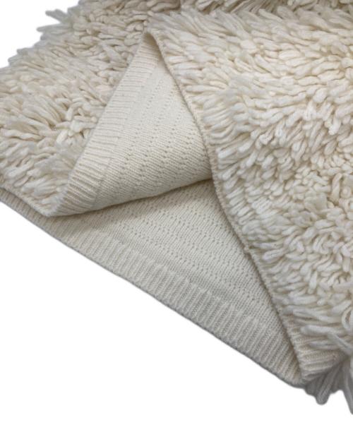 VERMEIL par iena（ヴェルメイユ パー イエナ）VERMEIL par iena (ヴェルメイユ パー イエナ) ループ編みウールニットスカート ホワイト サイズ:Freeの古着・服飾アイテム