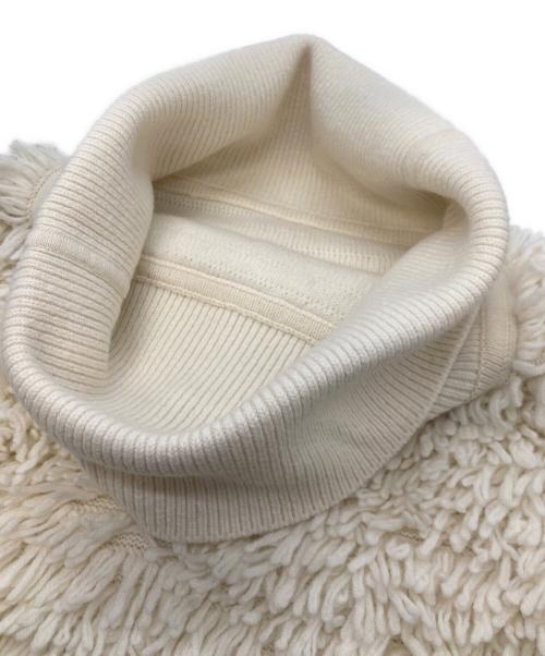 VERMEIL par iena（ヴェルメイユ パー イエナ）VERMEIL par iena (ヴェルメイユ パー イエナ) ループ編みウールニットスカート ホワイト サイズ:Freeの古着・服飾アイテム