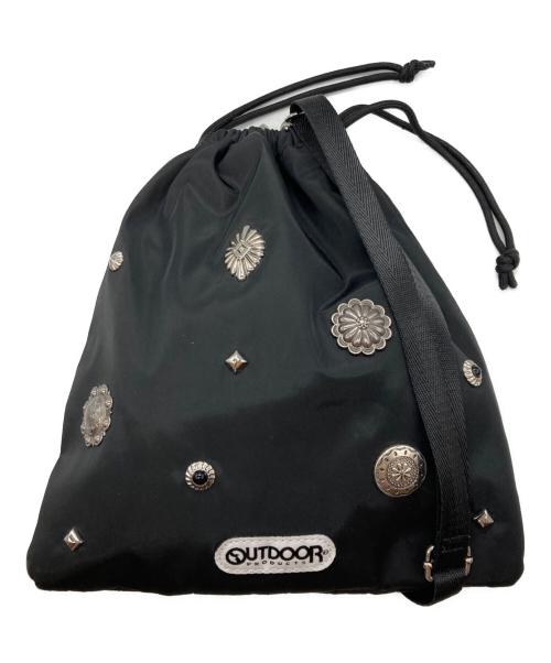 OUTDOOR PRODUCTS（アウトドア プロダクツ）OUTDOOR PRODUCTS (アウトドア プロダクツ) 2WAYコンチョ巾着バッグ ブラックの古着・服飾アイテム