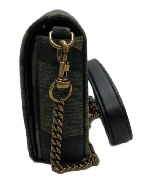 MARC JACOBS（マークジェイコブズ）MARC JACOBS (マークジェイコブズ) THE CAMO JACQUARD MINI BAG カーキの古着・服飾アイテム