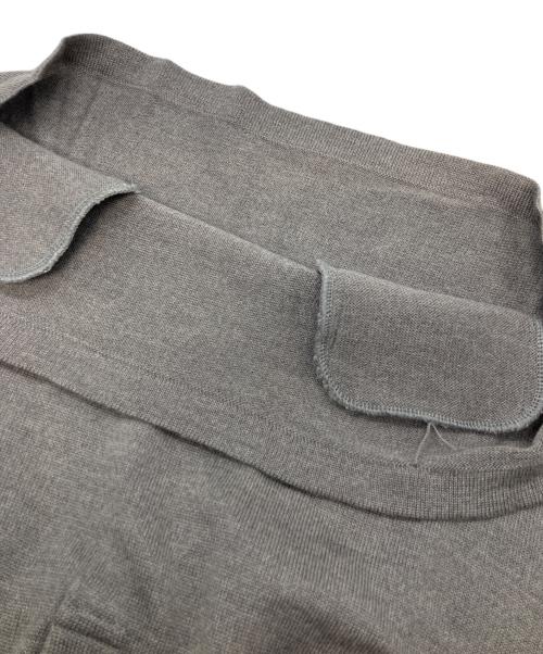 Christian Dior Sports（クリスチャン ディオールスポーツ）Christian Dior Sports (クリスチャン ディオールスポーツ) ニットポロシャツ グレー サイズ:Ｍの古着・服飾アイテム