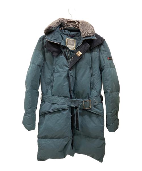 PEUTEREY（ピューテリー）PEUTEREY (ピューテリー) ダウンコート ブルー サイズ:Ｍの古着・服飾アイテム