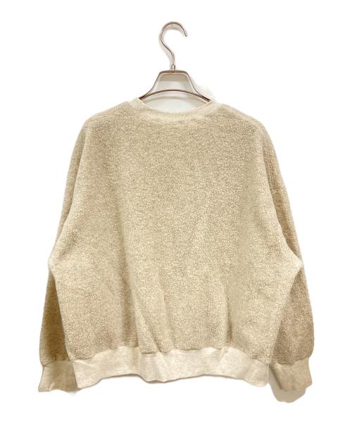 KAGURE（カグレ）kagure (カグレ) ウールボアプルオーバー ベージュ サイズ:Freeの古着・服飾アイテム