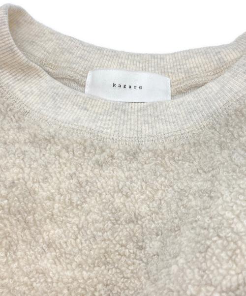 KAGURE（カグレ）kagure (カグレ) ウールボアプルオーバー ベージュ サイズ:Freeの古着・服飾アイテム