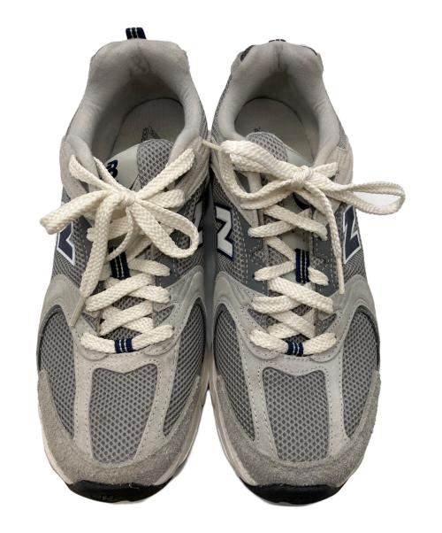 NEW BALANCE（ニューバランス）NEW BALANCE (ニューバランス) ローカットスニーカー グレー×ベージュ サイズ:26.5cmの古着・服飾アイテム