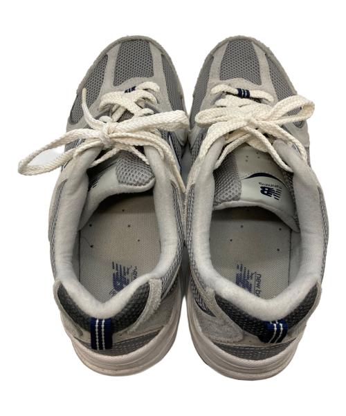 NEW BALANCE（ニューバランス）NEW BALANCE (ニューバランス) ローカットスニーカー グレー×ベージュ サイズ:26.5cmの古着・服飾アイテム