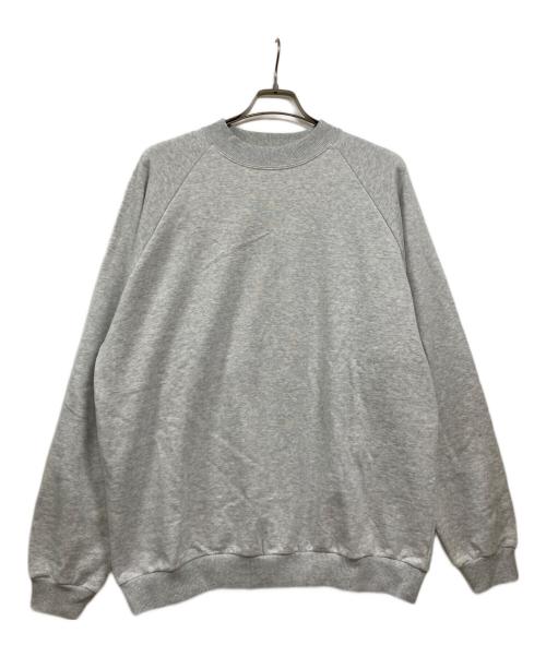 everyone（エブリワン）everyone (エブリワン) ラグランクルーネックスウェット グレー サイズ:Lの古着・服飾アイテム