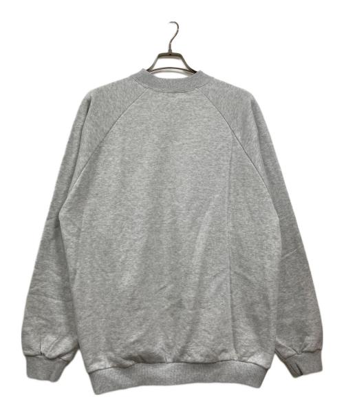 everyone（エブリワン）everyone (エブリワン) ラグランクルーネックスウェット グレー サイズ:Lの古着・服飾アイテム