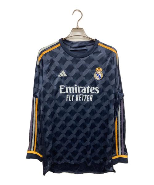 adidas（アディダス）adidas (アディダス) ゲームシャツ ネイビー サイズ:2XLの古着・服飾アイテム