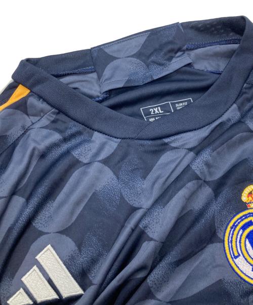adidas（アディダス）adidas (アディダス) ゲームシャツ ネイビー サイズ:2XLの古着・服飾アイテム