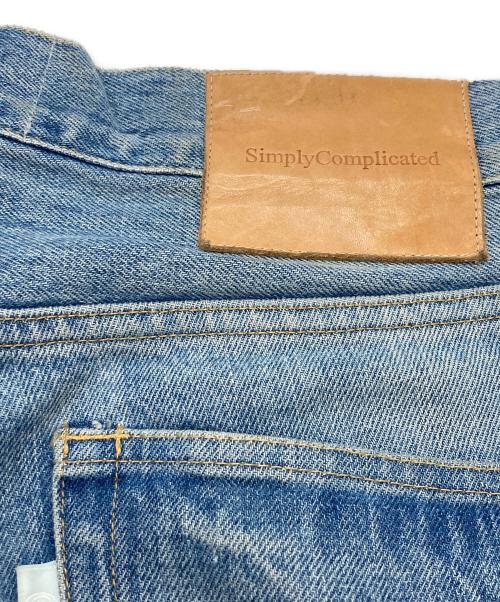 SIMPLY COMPLICATED（シンプリーコンプリケイティド）SIMPLY COMPLICATED (シンプリーコンプリケイティド) デニムパンツ インディゴ サイズ: 101cm (W40)の古着・服飾アイテム