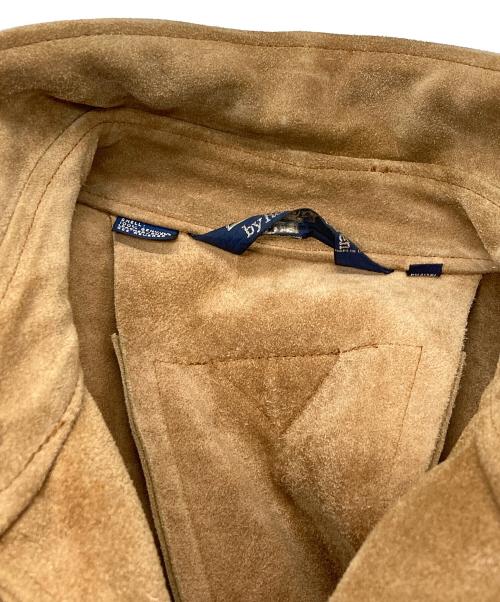 POLO RALPH LAUREN（ポロ・ラルフローレン）POLO RALPH LAUREN (ポロ・ラルフローレン) スエードレザーコート ベージュ サイズ:Ｌの古着・服飾アイテム