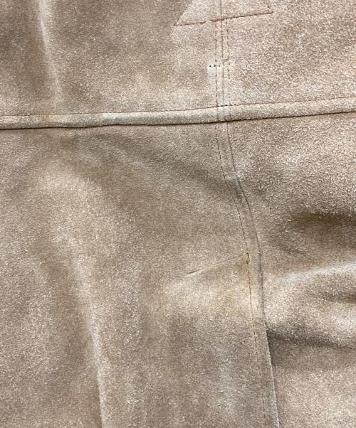 POLO RALPH LAUREN（ポロ・ラルフローレン）POLO RALPH LAUREN (ポロ・ラルフローレン) スエードレザーコート ベージュ サイズ:Ｌの古着・服飾アイテム