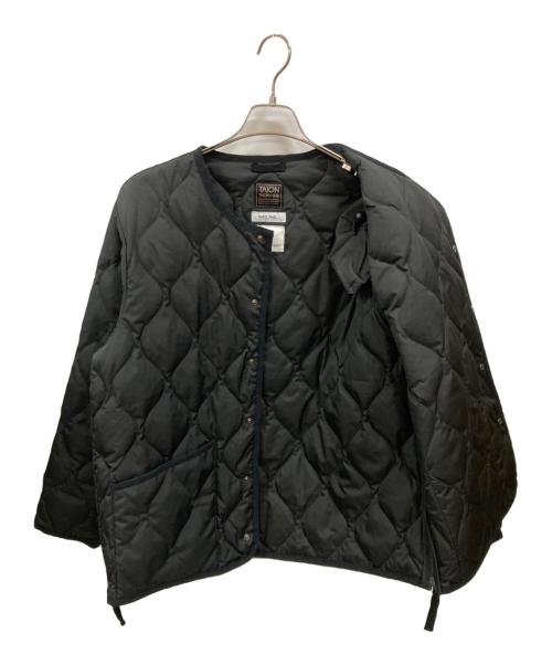 niko and（ニコアンド）niko and (ニコアンド) TAION (タイオン) キルティングジャケット ブラック サイズ:Ｍの古着・服飾アイテム