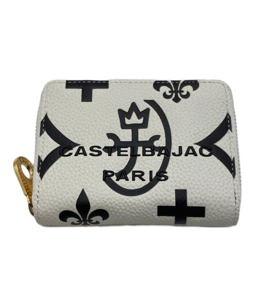 CASTELBAJAC（カステルバジャック）CASTELBAJAC (カステルバジャック) ミドルウォレット ホワイトの古着・服飾アイテム
