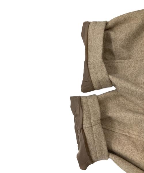 BEAMS BOY（ビームスボーイ）BEAMS BOY (ビームスボーイ) ポリエステルメルトン デタッチフードコート ベージュ サイズ:Freeの古着・服飾アイテム