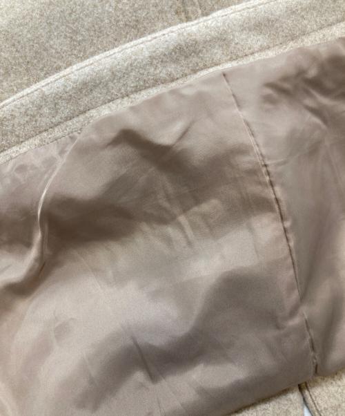 BEAMS BOY（ビームスボーイ）BEAMS BOY (ビームスボーイ) ポリエステルメルトン デタッチフードコート ベージュ サイズ:Freeの古着・服飾アイテム