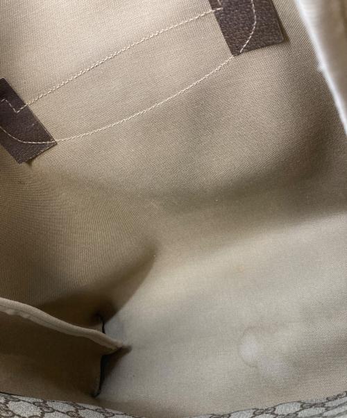 GUCCI（グッチ）GUCCI (グッチ) シェリーラインGGプラストートバッグ ベージュの古着・服飾アイテム