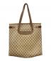 GUCCI (グッチ) シェリーラインGGプラストートバッグ ベージュ：12000円
