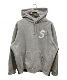 SUPREME（シュプリーム）の古着「S Logo Split Hooded Sweatshirt」｜グレー