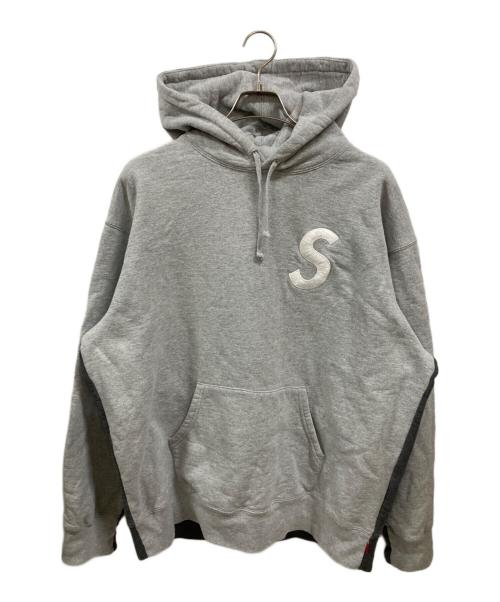 SUPREME（シュプリーム）SUPREME (シュプリーム) S Logo Split Hooded Sweatshirt グレー サイズ:XLの古着・服飾アイテム
