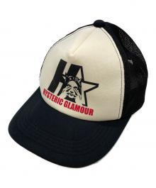 Hysteric Glamour（ヒステリックグラマー）の古着「Star Evil Mesh Cap」｜ブラック