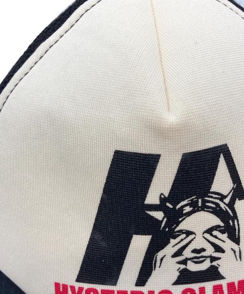 Hysteric Glamour（ヒステリックグラマー）Hysteric Glamour (ヒステリックグラマー) Star Evil Mesh Cap ブラック サイズ:FREEの古着・服飾アイテム