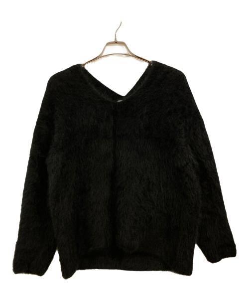 Plage（プラージュ）Plage (プラージュ) FurアゼVネックプルオーバー ブラック サイズ:FREEの古着・服飾アイテム