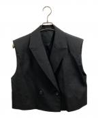 Whim Gazetteウィムガゼット）の古着「スリーブレスジャケット」｜ブラック
