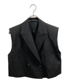 Whim Gazette（ウィムガゼット）の古着「スリーブレスジャケット」｜ブラック