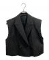 Whim Gazette（ウィムガゼット）の古着「スリーブレスジャケット」｜ブラック