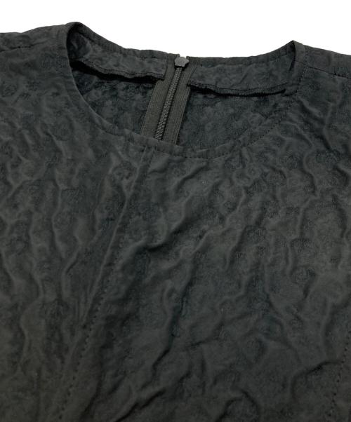 cygne（シーニュ）cygne (シーニュ) ジャガードフォルムトップス Lucile ブラック サイズ:Freeの古着・服飾アイテム