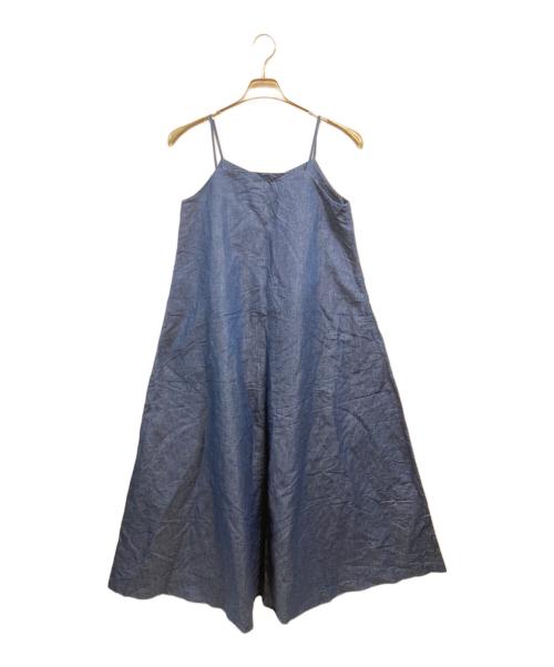 SACRA（サクラ）SACRA (サクラ) ワンピース COTTON LIN インディゴ サイズ:38の古着・服飾アイテム