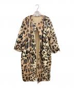 THIRD MAGAZINEサードマガジン）の古着「レオパードリバーシブルコート」｜ベージュ