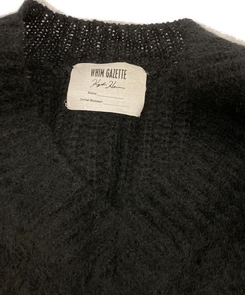 Whim Gazette（ウィムガゼット）Whim Gazette (ウィムガゼット) モヘヤプルオーバー ブラック サイズ:FREEの古着・服飾アイテム