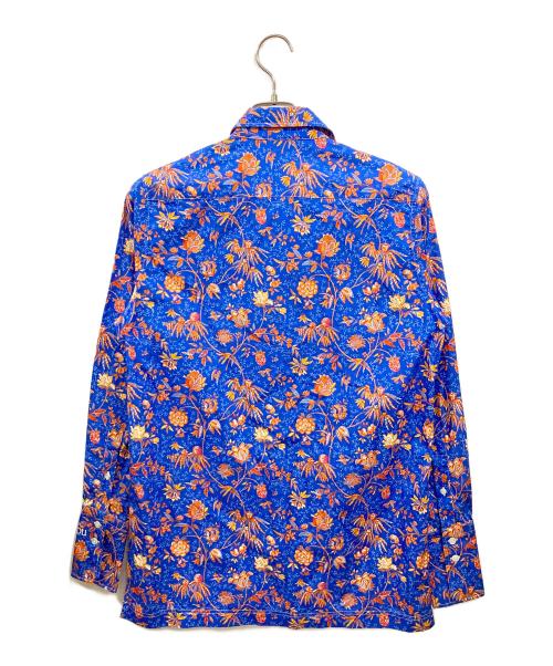 patou（パトゥ）Patou (パトゥ) オーガニックコットンプリントシャツ ブルー サイズ:36の古着・服飾アイテム