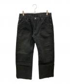 IRON HEARTアイアンハート）の古着「ダブルニーパンツ」｜ブラック