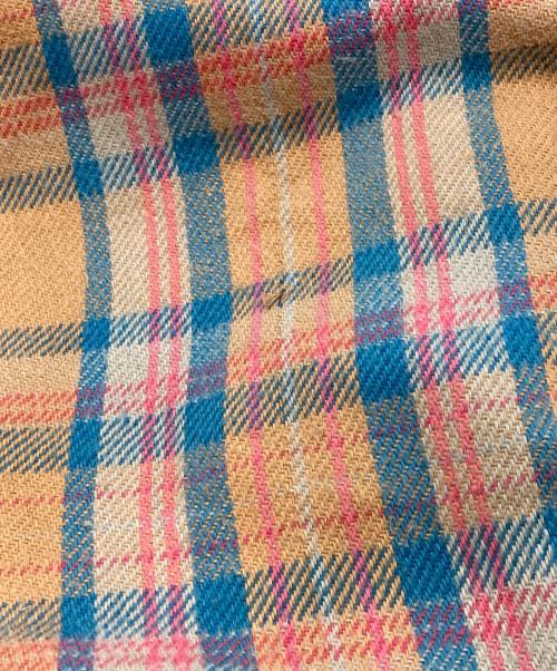 ANCELLM（アンセルム）ANCELLM (アンセルム) 25AW　NEL CHECK OVER WORK SHIRT　ANC-SH74-A　アンセルム ブラウン×ブルー サイズ:1の古着・服飾アイテム