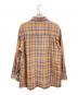 ANCELLM (アンセルム) 25AW　NEL CHECK OVER WORK SHIRT　ANC-SH74-A　アンセルム ブラウン×ブルー サイズ:1：26000円